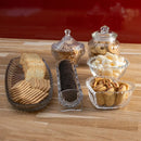 Prato Decorativo de Cristal Leaf 39,5x14x3cm