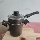 Mini Cuscuzeira 10cm Preta