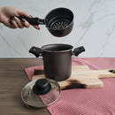 Mini Cuscuzeira 10cm Preta