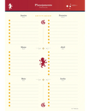 Agenda Planner Harry Potter