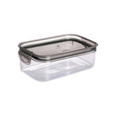 Pote de Plástico Trava Mais Cristal Retangular 500ml