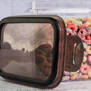 Pote de Plástico Trava Mais Cristal Retangular 1,2L