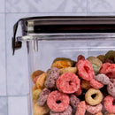 Pote de Plástico Trava Mais Cristal Retangular 1,2L