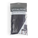 Capa para Cadeira Malha Lisa Preto