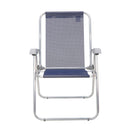 Cadeira de Praia Creta Master em Alumínio Azul Escuro