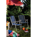 Cadeira de Praia Creta Master em Alumínio Azul Escuro