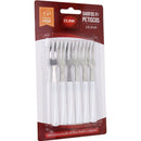 Kit 6 Garfos para Petiscos Inox