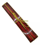 Vela Castiçal Natalina 25cm 2 Peças Vermelha