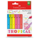 Caneta Hidrográfica Fine Pen Colors Tropical com 6 cores
