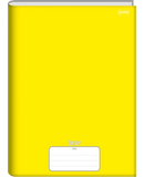 Caderno Stiff Slim Brochurão Amarelo