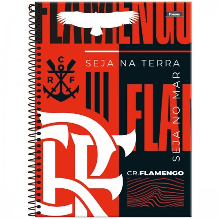 Caderno Universitário CD Flamengo 1 Matéria