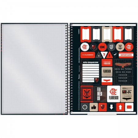 Caderno Universitário CD Flamengo 1 Matéria