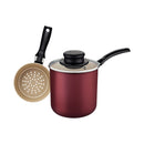 Cuscuzeira Alumínio 10cm Turim Vermelha