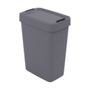 Lixeira Dupla Abertura Com Porta Saco Cinza 18L
