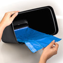 Lixeira Dupla Abertura Com Porta Saco Preta 18L