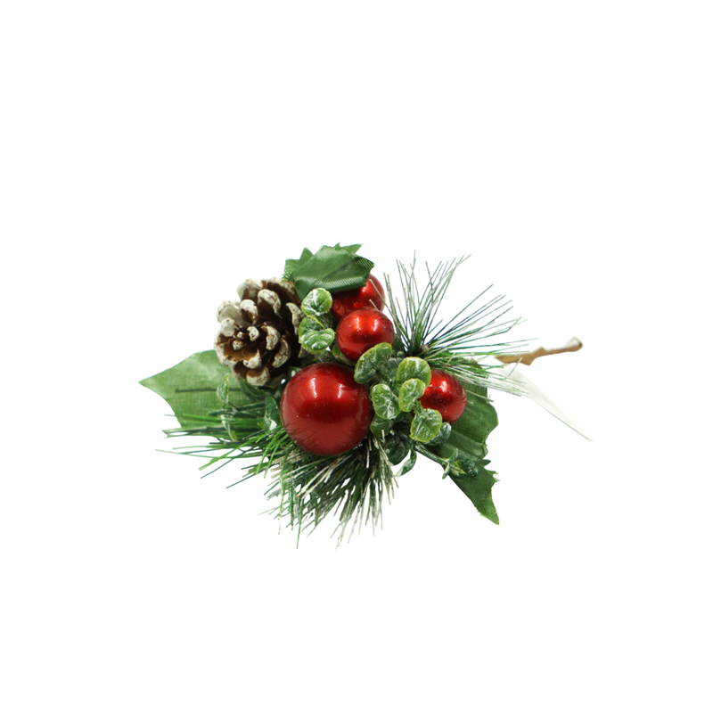 Ramo Artificial Frutas Vermelhas 18cm