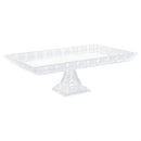 Prato para Bolo com Pé Cristal Janine