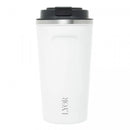 Copo Térmico Inox com Tampa e Termômetro Branco 500ml