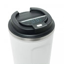 Copo Térmico Inox com Tampa e Termômetro Branco 500ml