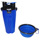 Garrafa com 2 Divisórias e Tigela Dobrável para Pet