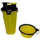 Garrafa com 2 Divisórias e Tigela Dobrável para Pet