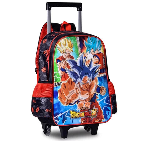 Mochila com Rodinhas Infantil Dragon Ball Z Goku