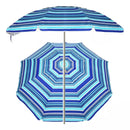 Guarda Sol Aço Listrado Azul