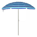 Guarda Sol Aço Listrado Azul