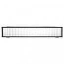 Bandeja de Metal com Espelho Preta 15x 25x4cm