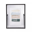 Porta Retrato de Metal Preto 10x15cm