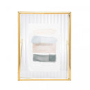 Porta Retrato de Metal Dourado 10x15cm