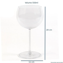 Taça Para Gin De Vidro Pasabahçe 550ml