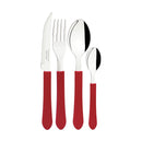 Faqueiro Leme 12 Peças Vermelho