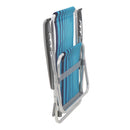 Cadeira de Praia Reclinável Bali Baixa em Alumínio Azul