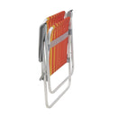 Cadeira de Praia Alta Samoa Laranja Amarelo