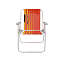 Cadeira de Praia Alta Samoa Laranja Amarelo