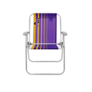 Cadeira de Praia Alta Samoa Roxo Amarelo