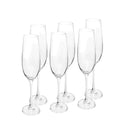 Conjunto 6 Taças para Champanhe De Cristal Ecológico Columba Optic 260ml