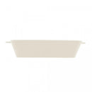 Refratário de Porcelana com Alça Basic Branco 20,5x34x5cm