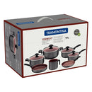 Jogo de Panelas Vermont Cobre e Grafite 7 Peças