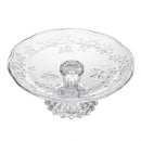 Prato para Bolo com Pé New Butterfly Cristal 27cm