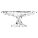 Prato para Bolo com Pé New Butterfly Cristal 27cm