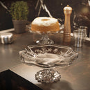 Prato para Bolo com Pé New Butterfly Cristal 27cm