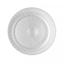 Queijeira de Cristal com Tampa Radial 19,5cm x 19,5cm x 12,5cm