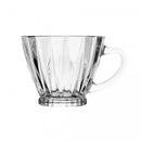 Conjunto 2 Xícaras para Café de Cristal com Pires Radial 90ml