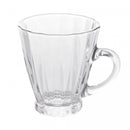 Conjunto 4 Xícaras para Café de Vidro Radial 160ml