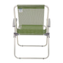 Cadeira de Praia Creta Master em Alumínio Verde Oliva