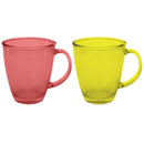 Conjunto  2 Canecas de Vidro Color 350ml Verona