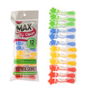 Kit 12 Prendedores De Roupa