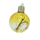 Bola Natalina Âmbar com Led 8cm